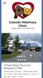 Mobile Screenshot of catoctinveterinaryclinic.com